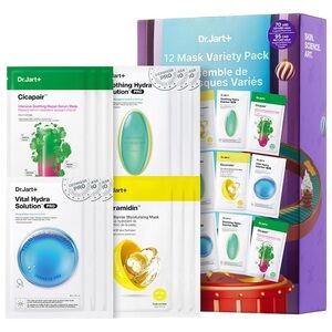 BNIB Dr. Jart+ Korean Sheet Mask 12-Pack Gift Set